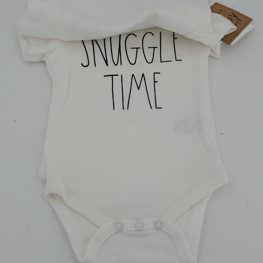 🆕️ RAE DUNN Baby 3pk Short Sleeve Bodysuit - Picture 6 of 7